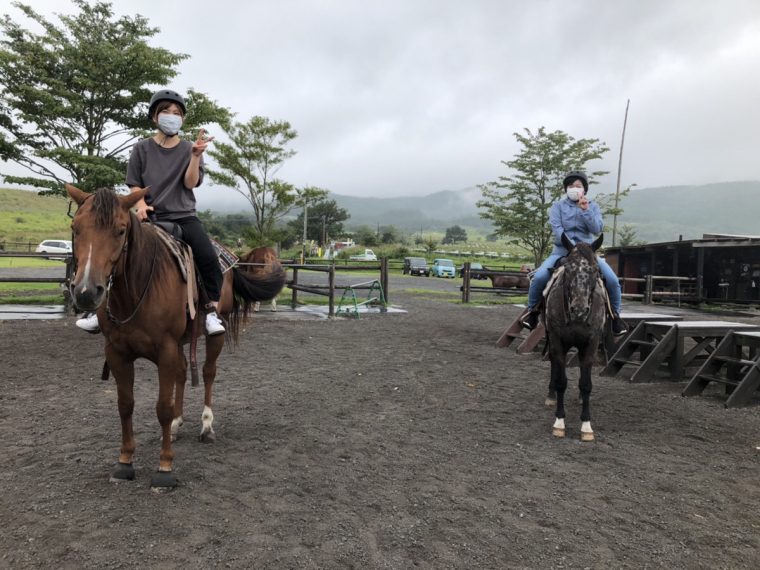 久住へ乗馬｜サラダホームスタッフブログ