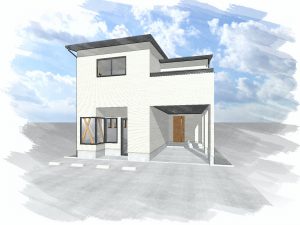 大分市古ケ鶴店舗付き建売住宅