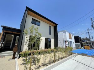 大分市中戸次に建築中の建売住宅、堂々完成！