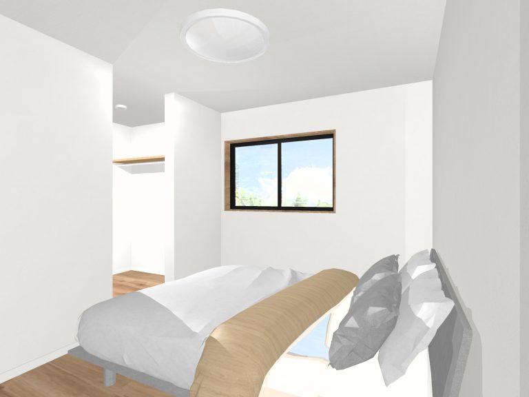 主寝室イメージ｜大分市ひばりヶ丘 平屋の建売・デザイン住宅 3SLDK