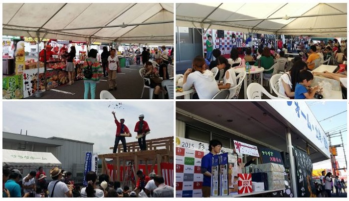 過去のサラダ祭の様子