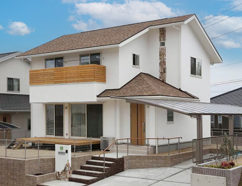 裸足で駆け回れるお家